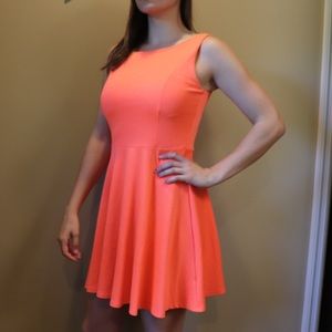 Francesca’s Open-back Bright Tank Dress